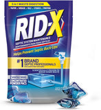 Rid-X Septic Treatment, 12 Month Supply of Septi-Packs, 2.1 Oz each (Pack of 6)