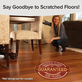 Ruby Sliders As Seen On TV - Red Means They’re Authentic - Premium Chair Covers Protect Hardwood & Tile Floors from Scratching - Fits Most Furniture Leg Sizes & Shapes - 16 Pack