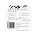Schick Hydro 5 Sense Sensitive Skin Razor Refills for Men, 4 Count-2pack