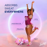 Secret Whole Body Deodorant Dry Feel Stick + Absorbs Sweat for Women, Naturally Derived Ingredients, Light & Fresh Scent