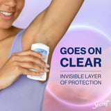 Secret Whole Body Deodorant Dry Feel Stick + Absorbs Sweat for Women, Naturally Derived Ingredients, Light & Fresh Scent