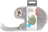 Kikkerland Reusable Sloth Scrub Sponge-Set of 3