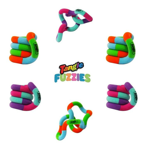 Tangle Jr. Fuzzies assorted colors- Fuzzy Fidget Toy - Fuzzy Tangle Toy - Quiet Twist Fidget