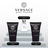 Versace Pour Homme for Men, 3 Piece Mini Gift Set