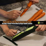 Cave Tools Vegetable Y Peeler Julienne Swivel Slicer With Potato Eye Remover for Peeling Fruits and Vegetables(2 Pack)
