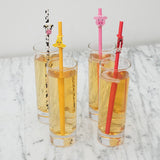 12pcs Kikkerland Farm Animals, Cow, Pig, Horse, Biodegradable Paper Straws