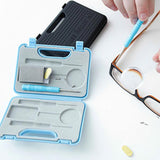 (2 Pack) Kikkerland Blue and Black Eyeglass Repair Tool Kits