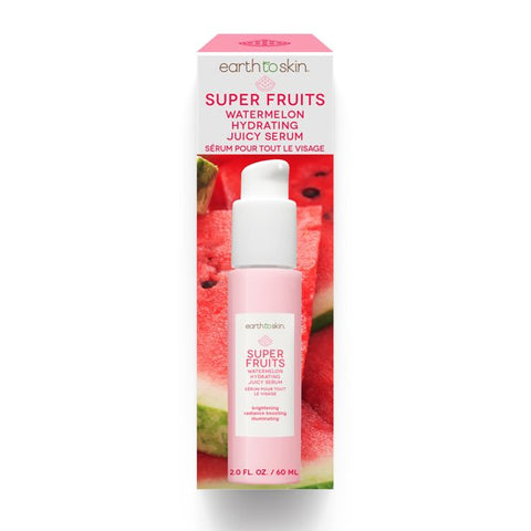 Earth to Skin Super Fruits Watermelon Hydrating Juicy Face Serum, 2 fl oz