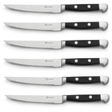 Outset 74920 Curtis Lloyd Knife Set, Set of 6, Black