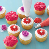Wilton 4 Tips and 8 Bags Cupcake Frosting Cake Cookie Decorating Set