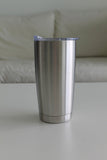 Stainless Steel Double Wall Vacuum Insulated Tumbler with Splashproof Lid, 20 oz