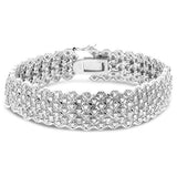 2CTW Diamond Multi Row Bracelet