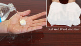 (3 PACK) PopUp Biodegradable Compressed Cotton Reusable Washable Towel 12"x22"