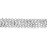 2CTW Diamond Multi Row Bracelet