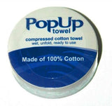 (3 PACK) PopUp Biodegradable Compressed Cotton Reusable Washable Towel 12"x22"