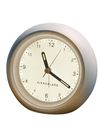 Kikkerland Relaxation Sleep Clock with Pulsing Night Light Promotes Focused Relaxation, Rechargeable Alarm Clock