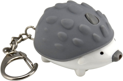 Keygear Hedgehog LED Keychain Purse Backpack Charm with LED Light & Sound Effect