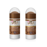 (2 Pack) Yes To Coconut Energizing Coffee 2-in-1 Face Scrub & Cleanser Stick, 2.5 Oz.