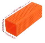 (2 Pack) Pet Bath Brush Soft Silicone Rubber Grooming Brush Short Hair Cats Dogs