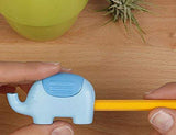 (2 Pack) Kikkerland Blue Elephant Pencil Sharpener