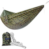 Yes4All Camo Single Lightweight Nylon Camping Hammock with Carry Bag