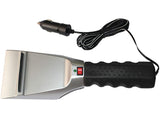 Electric Heated Auto Windshield Ice Scrapers with Squeegee for Cars, Truck or SUV - Powered by 12V Cigarette Socket