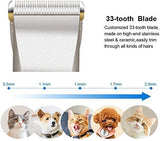 Rechargeable Low Noise Dog Clippers Electric Pet Clippers with Comb Guides, Scissors, Nail Kits for Dogs and Cats & Other