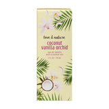 Love & Nature Coconut Vanilla Orchid Vegan Eau de Toilette with Essential Oils, 2 fl oz