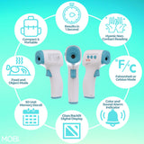 MOBI Non-Contact Instant Read Digital Infrared Forehead Thermometer for Adults and Kids