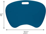 Honey-Can-Do Portable Laptop Lap Desk with Handle, Indigo Blue, 23" x 16" x 2.5"