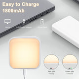 LED Dimmable Touch / Tap Lamp Bedside Light with Touch Control, USB Rechargeable Minimalist Night Light