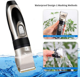 Rechargeable Low Noise Dog Clippers Electric Pet Clippers with Comb Guides, Scissors, Nail Kits for Dogs and Cats & Other
