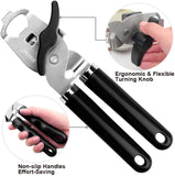 PrinChef Can Opener with Magnet, No Trouble Lid Lift Manual Can Opener Smooth Edge