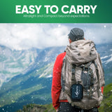 (4 Pack) Emergency Space Blankets - Extra Large Thermal Survival Blankets for Emergency with EVA Bag & Carabiner Clip, 84"x 60", Black