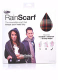 The RainScarf - Reversible Scarf with Waterproof Hood and 2 Pockets