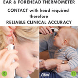 Cibeni Instant Read Digital Infrared Forehead and Ear Thermometer for Adults and Kids