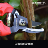 Corona Comfort Gel Bypass Pruner - 1/2 Inch