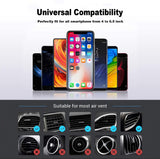 Arbrook Car Phone Mount, Gravity Air Vent Cell Phone Holder Compatible with iPhone 12/12 Pro/11/11 Pro/SE/XS Max/XR/8/7, Samsung S20