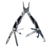 True Utility MultiMate Mini Tool - Pliers, Screwdriver, Knife, Bottle and Can Opener, Wire Cutter, Hook Blade, Awl