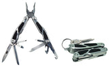 True Utility MultiMate Mini Tool - Pliers, Screwdriver, Knife, Bottle and Can Opener, Wire Cutter, Hook Blade, Awl