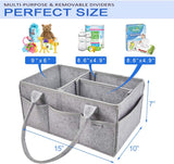 Clearworld Baby Diaper Caddy Organizer