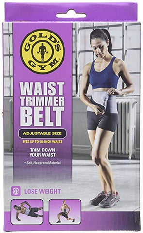 Gold's Gym Adjustable Waist 8" Trimmer Belt - Size Fits up to 50 inch Waist