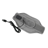 Sharper Image Calming Heat Massaging Neck Wrap, Grey