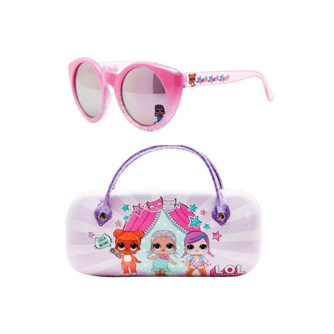 LOL Surprise UV Protection Pink and Purple Girls Sunglasses and Case Set