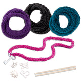 Knits Cool Bracelet Maker Craft Kit, Make 4 Wrap Bracelets