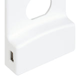 Westek USB Cover Classic Duplex Outlet USB Charging Wall Plate White