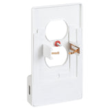 Westek USB Cover Classic Duplex Outlet USB Charging Wall Plate White