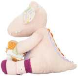 Baby Aspen Croc in Socks Plush Toy and Baby Socks Gift Set, Pink
