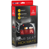 ROYAL RASCALS Kick Mats x2 | Car Seat Upholstery Protector | Organiser Pockets | Universal size | Heavy Duty Kick and Stain Protection