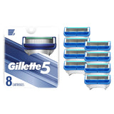 (8 Count) Gillette 5 Razor Blade Refill Cartridges for Men